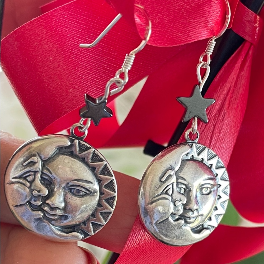 New Handmade Dangling Celestial Earrings